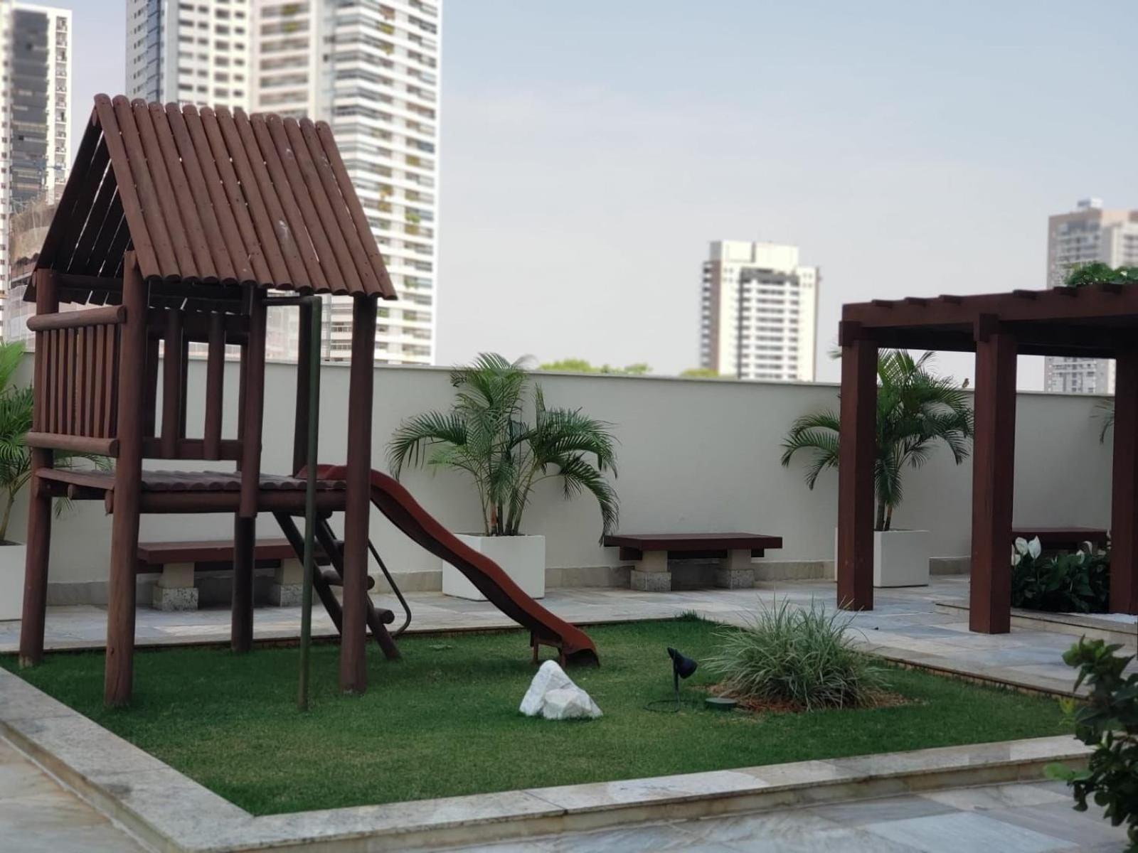 Moderno Flat Com Vista Para O Parque Vaca Brava Goiânia Exteriör bild