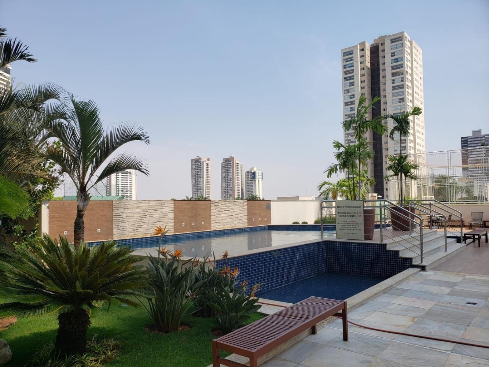 Moderno Flat Com Vista Para O Parque Vaca Brava Goiânia Exteriör bild